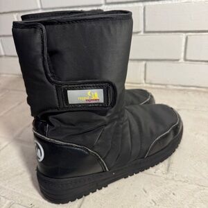 Rugged Exposure Men's Black Winter Snow Boots - Size 8